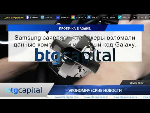 BTG Capital: Ежедневные финансовые новости 08-03-2022