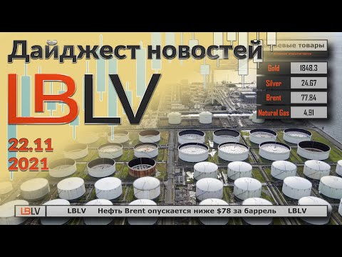LBLV: Нефть Brent опускается ниже $78 за баррель 22.11.2021