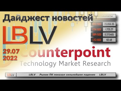LBLV: Рынок ПК показал сильнейшее падение 29.07.2022