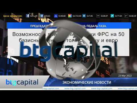 BTG Capital: Ежедневные финансовые новости 23-03-2022