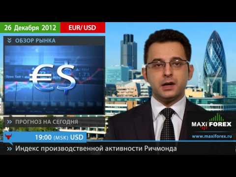 Форекс Прогноз EURUSD (Евро Доллар) 26 12 2012 