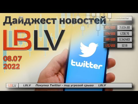LBLV: Покупка Twitter – под угрозой срыва 08.07.2022