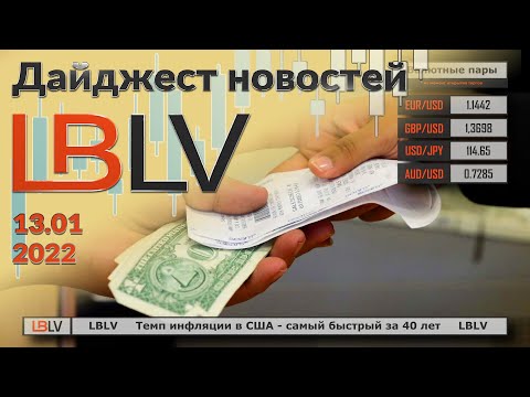 LBLV: Темп инфляции в США – самый быстрый за 40 лет 13.01.2021