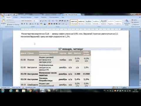 Форекс прогноз на 17 01 2013