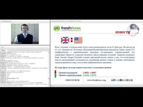 FreshForeх: Ежедневный обзор рынка 20.10.2014