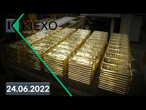 KIEXO: Золото дешевеет пятый день подряд. 24.06